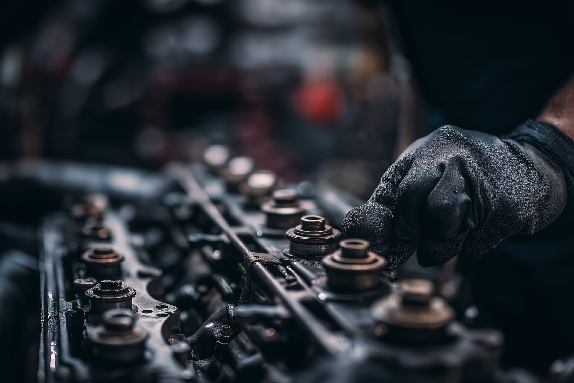Representative imagery of vehicle engine inspection