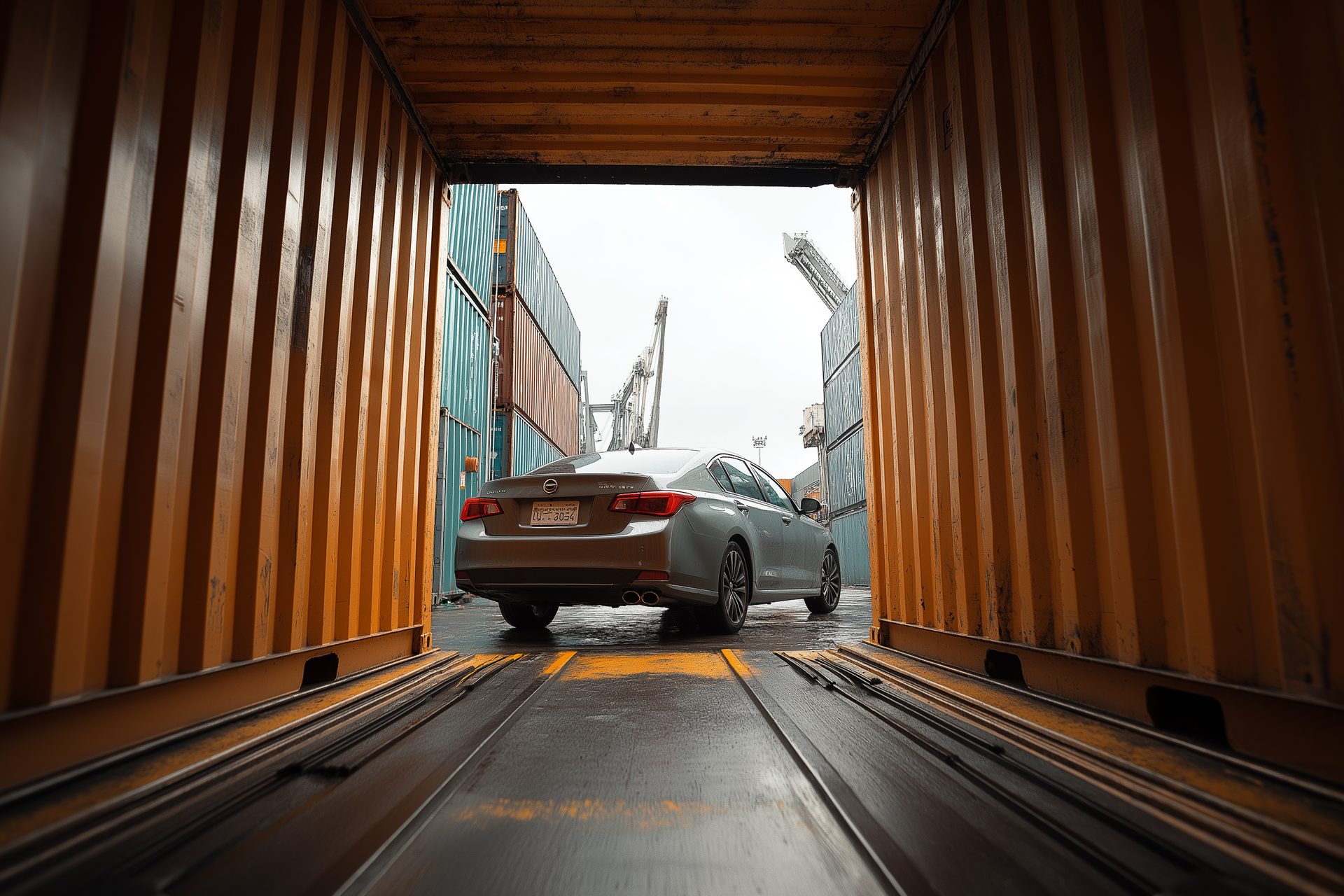 Representative imagery of container loading