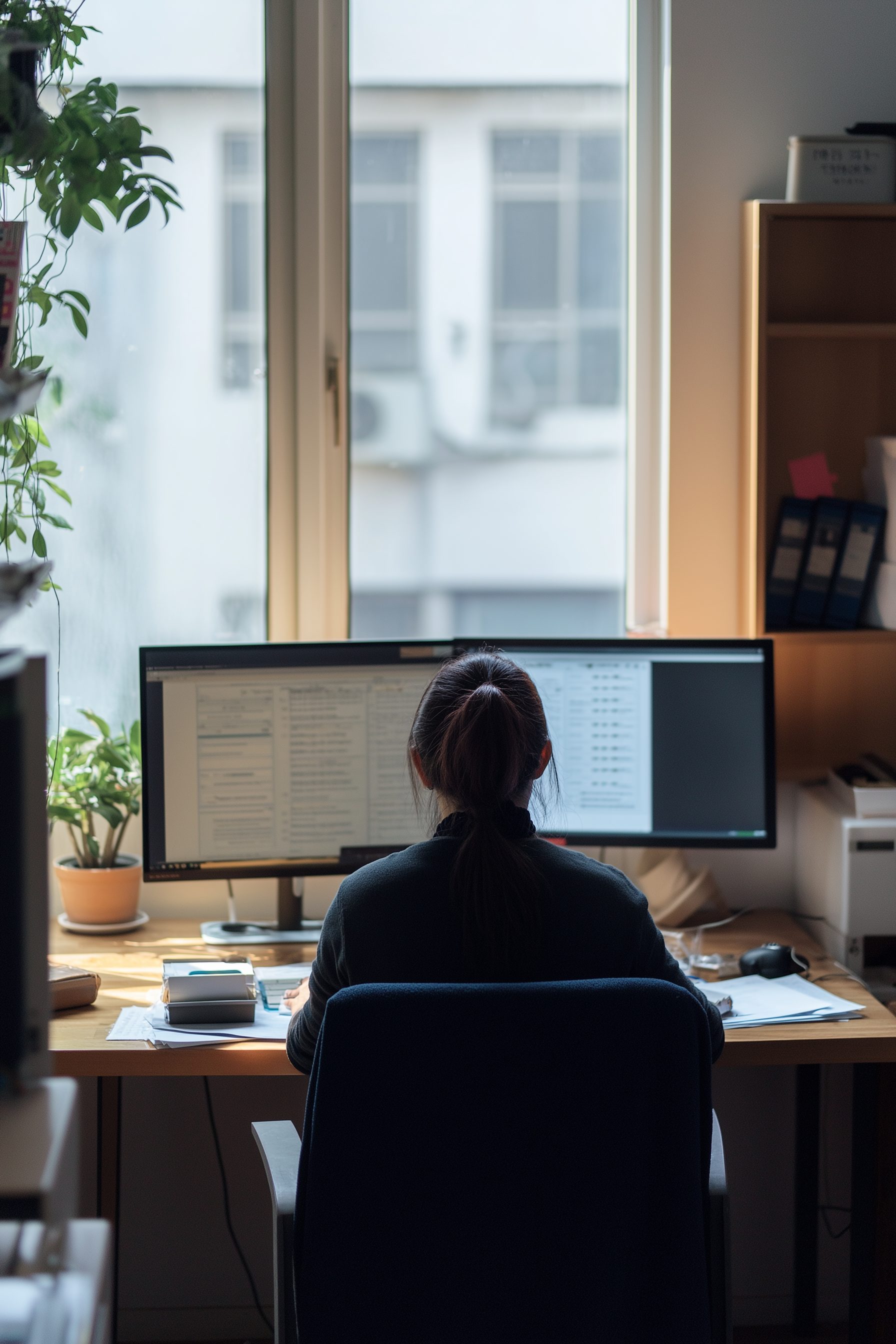 Representative imagery of team office workspace