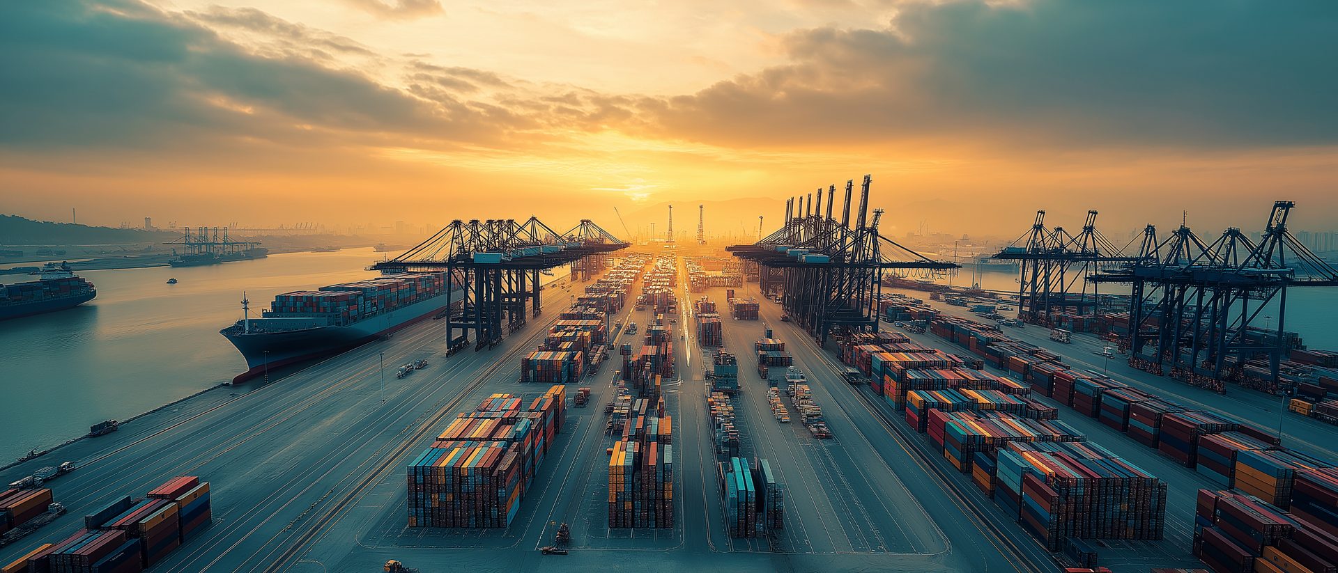 Representative imagery of port clearance operations